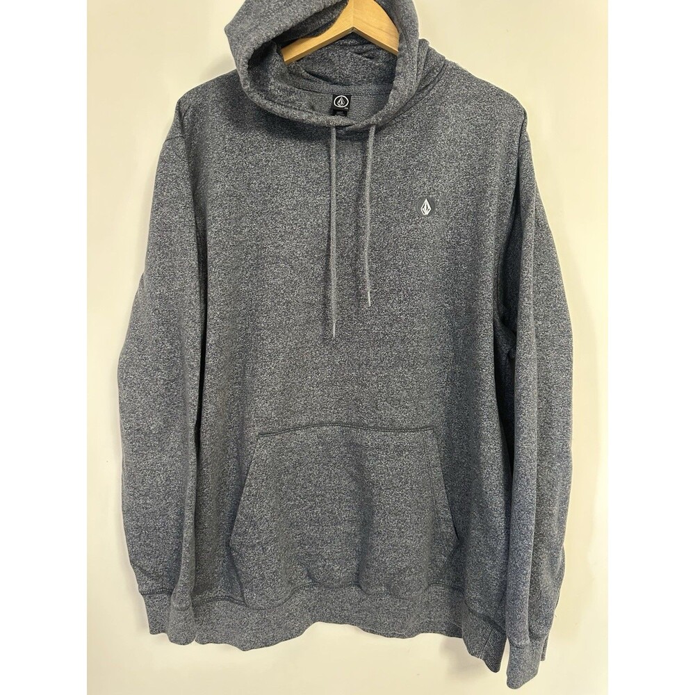 Volcom Mens Hoodie XXL Charcoal Gray Pullover